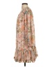 Taylor 100% Polyester Floral Tan Casual Dress Size 0 - photo 5