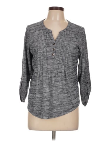 Christopher & Banks 3/4 Sleeve Blouse (view 1)