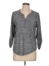 Christopher & Banks Gray 3/4 Sleeve Blouse Size L (petite) - photo 1