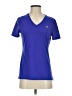 Adidas 100% Polyester Blue Purple Active T-Shirt Size S - photo 1