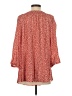 Daniel Rainn 100% Rayon Red 3/4 Sleeve Blouse Size P (petite) - photo 2