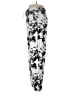Double Zero Print Silver Casual Pants Size L - photo 5