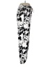 Double Zero Print Silver Casual Pants Size L - photo 4