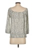 Unbranded 100% Rayon Gray 3/4 Sleeve Blouse Size XS - photo 2