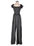 J for Justify Stripes Black Jumpsuit Size XL - photo 1