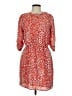 Unbranded 100% Polyester Print Red Casual Dress Size M - photo 1