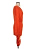 Unbranded 100% Polyester Orange Cocktail Dress Size S - photo 4