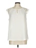Express Outlet 100% Polyester Ivory Sleeveless Blouse Size L - photo 1