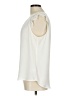 Express Outlet 100% Polyester Ivory Sleeveless Blouse Size L - photo 5
