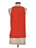 Everlane 100% Triacetate Orange Sleeveless Top Size 4 - photo 2