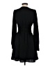 Express 100% Polyester Solid Black Casual Dress Size XS - photo 2