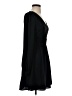 Express 100% Polyester Solid Black Casual Dress Size XS - photo 4