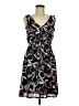 H&M 100% Polyester Paisley Blue Cocktail Dress Size 6 - photo 1
