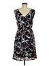 H&M 100% Polyester Paisley Blue Cocktail Dress Size 6 - photo 2