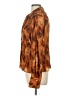 Grace Elements 100% Polyester Brown Long Sleeve Blouse Size L - photo 5
