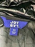 JoyLab 100% Nylon Metallic Black Windbreaker Size XS - photo 6