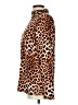 Ellen Tracy Animal Print Brown Long Sleeve Blouse Size L - photo 5