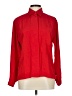 Michelle Stuart 100% Polyester Red Long Sleeve Blouse Size 10 - photo 1