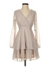 Japna 100% Polyester Ivory Cocktail Dress Size XS - photo 1