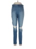 Jennifer Lopez Color Block Blue Jeans Size 10 - photo 1