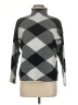 Tahari Argyle Gray Turtleneck Sweater Size M - photo 1