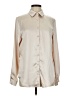 Princess Polly 100% Polyester Metallic Ivory Long Sleeve Blouse Size 6 - photo 1