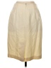 Valerie Stevens 100% Wool Solid Ivory Wool Skirt Size 4 - photo 2