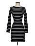 Shein Stripes Black Casual Dress Size 2 - photo 1