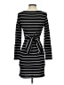 Shein Stripes Black Casual Dress Size 2 - photo 2