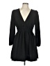 Unbranded 100% Polyester Solid Black Casual Dress Size L - photo 1