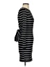Shein Stripes Black Casual Dress Size 2 - photo 4