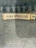 Miss Sparkling Blue Denim Jacket Size S - photo 6