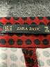 Zara Basic Houndstooth Red Casual Pants Size M - photo 4