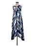 Tommy Bahama 100% Polyester Chevron-herringbone Blue Casual Dress Size XS - photo 1