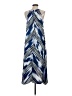 Tommy Bahama 100% Polyester Chevron-herringbone Blue Casual Dress Size XS - photo 2