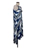 Tommy Bahama 100% Polyester Chevron-herringbone Blue Casual Dress Size XS - photo 4