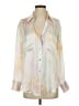 Zara Tie-dye Ivory Long Sleeve Blouse Size S - photo 1