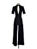 Lovely Day Solid Black Jumpsuit Size S - photo 2