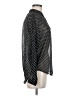 Dex 100% Polyester Polka Dots Black Long Sleeve Blouse Size M - photo 4