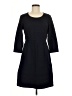 Talbots Solid Black Casual Dress Size 6 - photo 1