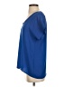 Soprano 100% Polyester Blue Short Sleeve Blouse Size S - photo 5