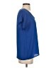 Soprano 100% Polyester Blue Short Sleeve Blouse Size S - photo 4