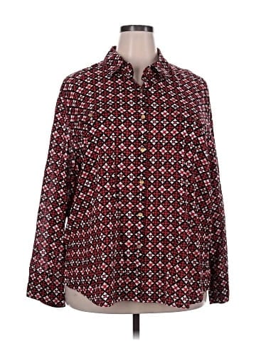 Charter Club Long Sleeve Button-Down Shirt (view 1)