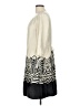 Mossimo 100% Polyester Graphic Ivory Casual Dress Size L - photo 5