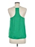 Tibi 100% Cupro Green Sleeveless Blouse Size 6 - photo 2