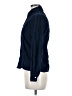 Ann Taylor LOFT Tweed Blue Long Sleeve Button-Down Shirt Size 6 - photo 5