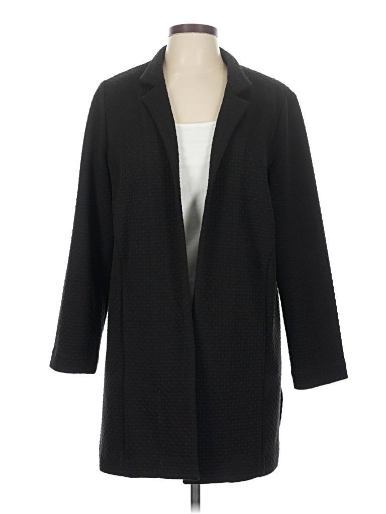 Pre-owned Chico's Blazer Jacket In Black
