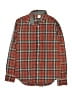 Crewcuts Outlet 100% Cotton Plaid Orange Long Sleeve Button-Down Shirt Size 16 - photo 1