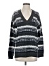 Treasure & Bond Chevron-herringbone Gray Pullover Sweater Size XS - photo 1