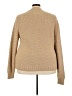 Zara Chevron-herringbone Tan Pullover Sweater Size XL - photo 2